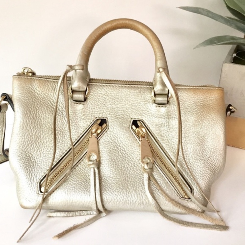 Rebecca Minkoff Gold Crossbody Purse